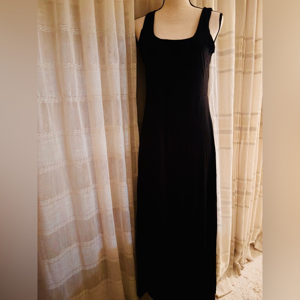 Old Navy Elegant Black Maxi Dress